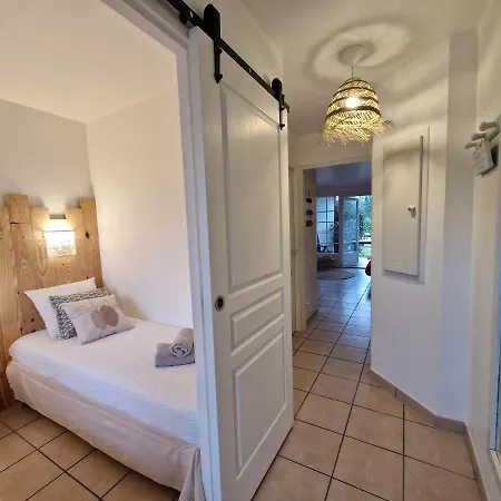 Au Coeur Du Golf, Proche Du Et Velodyssee Apartmán *
